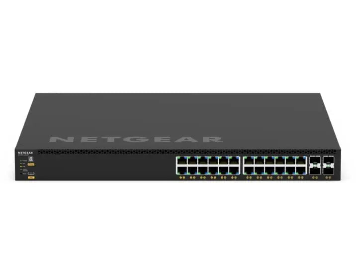 NETGEAR NETGEAR GSM4328-100AJS Managed L3 Gigabit Ethernet (10/100/1000) Power over Ethernet (PoE) 1U Black - GSM4328-100NES