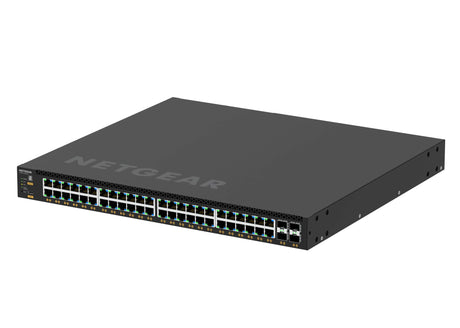 NETGEAR NETGEAR M4350-48G4XF Managed L3 Gigabit Ethernet (10/100/1000) Power over Ethernet (PoE) 1U Black - GSM4352-100NES