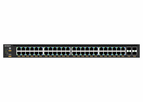 NETGEAR NETGEAR M4350-48G4XF Managed L3 Gigabit Ethernet (10/100/1000) Power over Ethernet (PoE) 1U Black - GSM4352-100NES