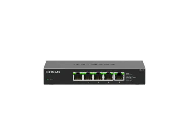 NETGEAR NETGEAR MS305-100NAS network switch Unmanaged 2.5G Ethernet (100/1000/2500) Black - MS305-100NAS
