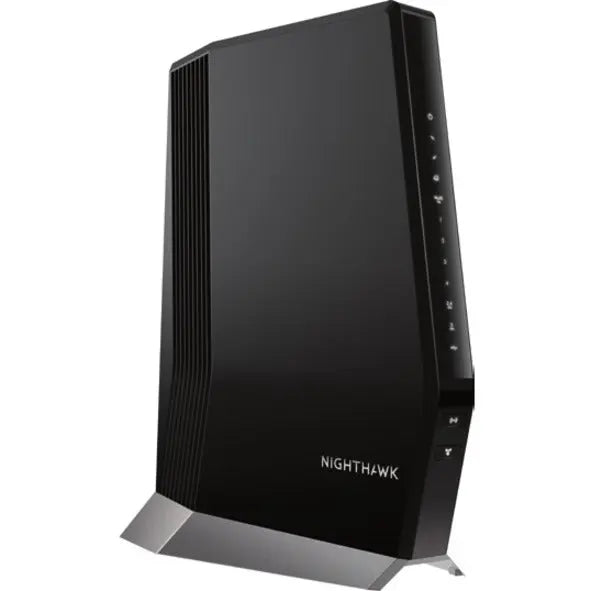 NETGEAR Netgear Nighthawk CAX80 Wi-Fi 6 IEEE 802.11ax Ethernet, Cable Wireless Router - 2.40 GHz ISM Band - 5 GHz UNII Band - 750 MB/s Wireless Speed - 4 x Network Port - 1 x Broadband Port - USB - 2.5 Gigabi...  - CAX80-100NAS