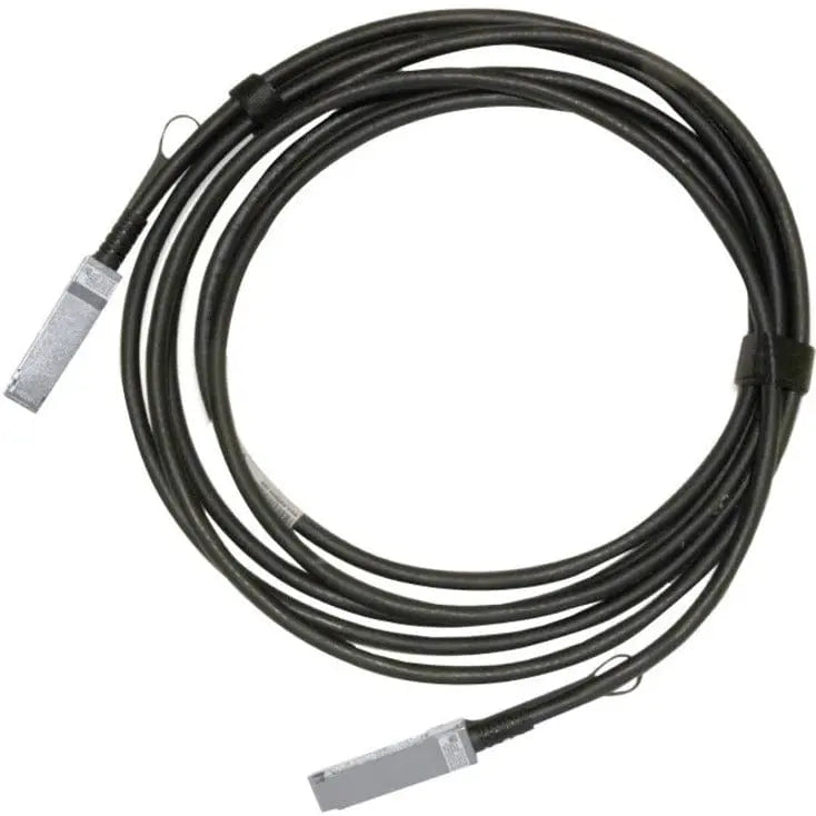 NVIDIA Mellanox Passive Copper Cable, IB EDR, up to 100Gb/s, QSFP28, 2m, Black, 30AWG - 6.56 ft QSFP28 Network Cable for Network Device - First End: 1 x QSFP28 Network - Second End: 1 x QSFP28 Network - 100 ...  - MCP1600-E002E30
