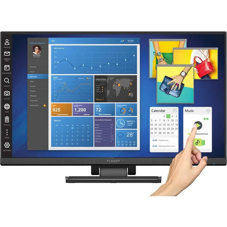 PLANAR Planar Helium PCT2435 23.8" LCD Touchscreen Monitor - 16:9 - 14 ms - Projected CapacitiveMulti-touch Screen - 1920 x 1080 - Full HD - 16.7 Million Colors - 1,000:1 - 250 Nit - Edge LED Backlight - Spe - 997-9363-00