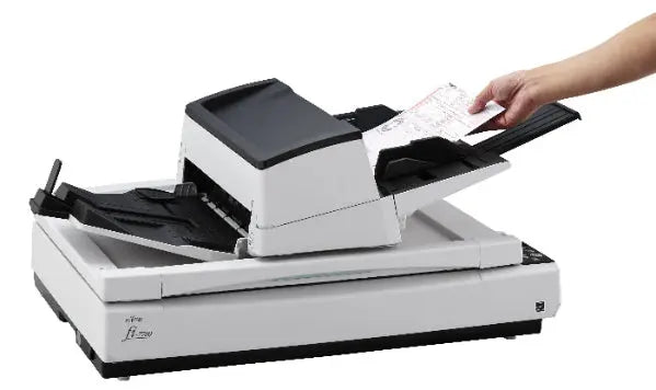 RICOH Fujitsu FI-7700 Flatbed & ADF scanner 600 x 600 DPI A3 Black, White - PA03740-B005