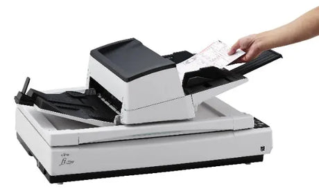 RICOH Fujitsu FI-7700 Flatbed & ADF scanner 600 x 600 DPI A3 Black, White - PA03740-B005