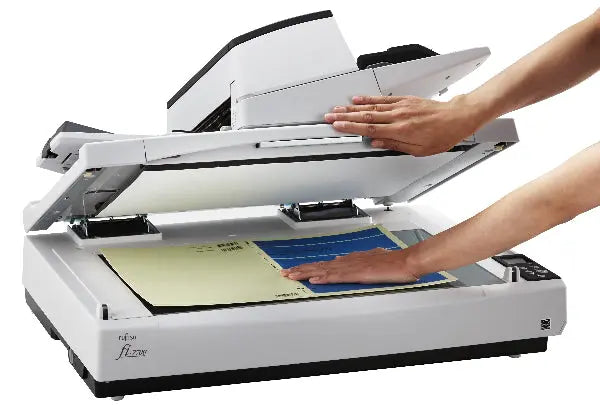 RICOH Fujitsu FI-7700 Flatbed & ADF scanner 600 x 600 DPI A3 Black, White - PA03740-B005
