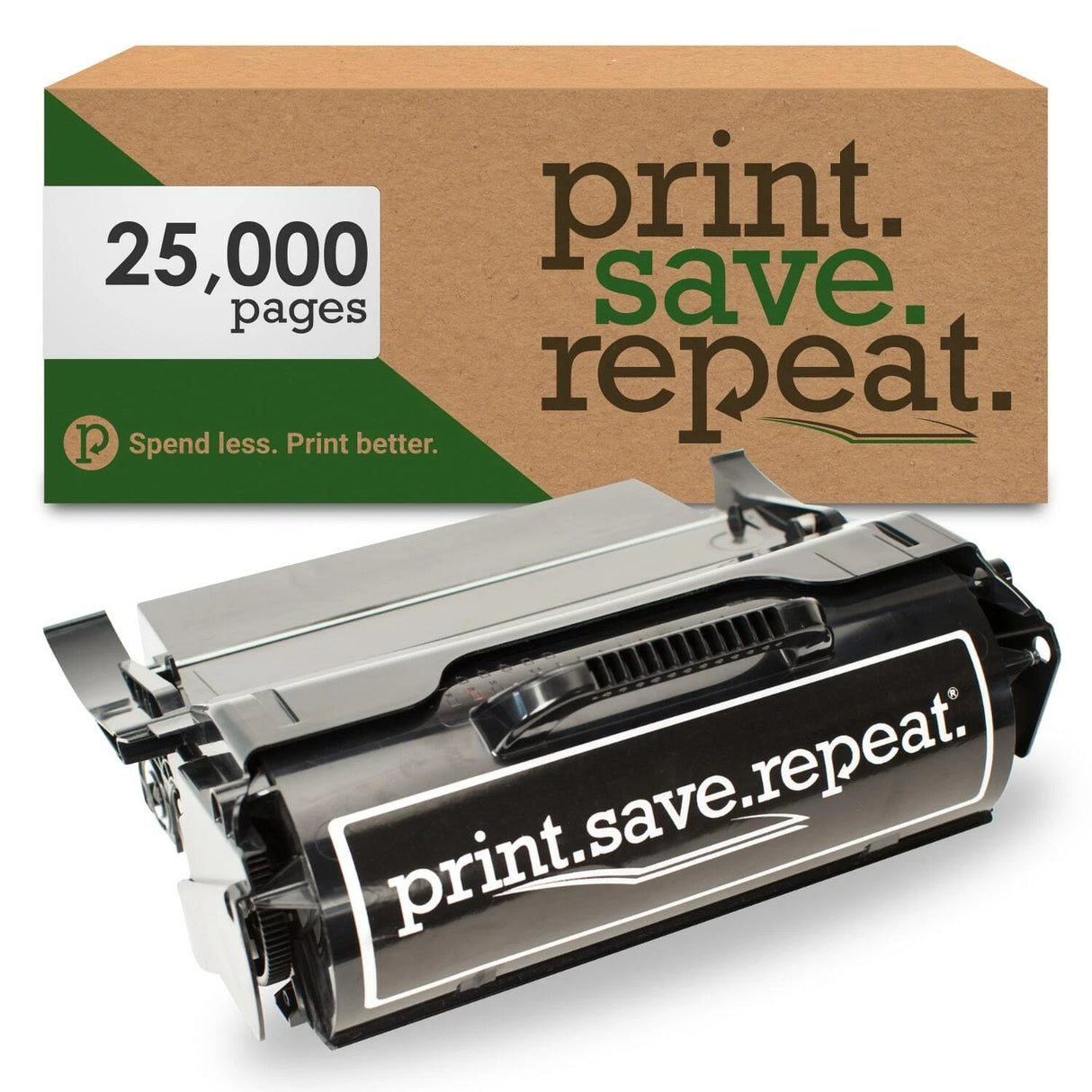 Lexmark Black Toner Cartridge Return Program High Yield 25,000 Pages, GSA - T650H41G