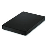 SEAGATE SEAGATE External Portable Hard Drive, 1 TB, USB 3.0, Black - STGX1000400