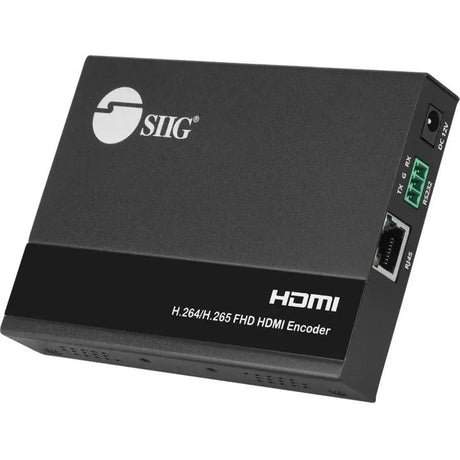 SIIG SIIG 1080p HDMI Video H.264 H.265 IPTV Encoder with Loopout - Supports RTSP / HLS / RTMP (S) / RTP / UDP Protocols - Supports CBR/VBR Two Coding Modes