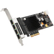 SIIG SIIG 4 Port Gigabit Ethernet with POE PCIe Card - Intel 350 - Supports IEEE 802.3az Energy Efficient Ethernet (EEE) - LB-GE0811-S1