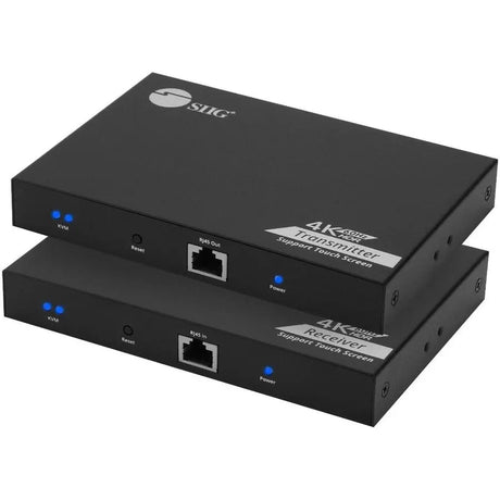 SIIG SIIG 4K 60Hz HDR HDMI KVM Over Cat6 Extender with S/PDIF & Touch Screen Support - 1 Computer(s) - 1 Local User(s) - 1 Remote User(s) - 229.66 ft Range - 4K - 3840 x 2160 Maximum Video Resolution - 2 x - CE-H27811-S1