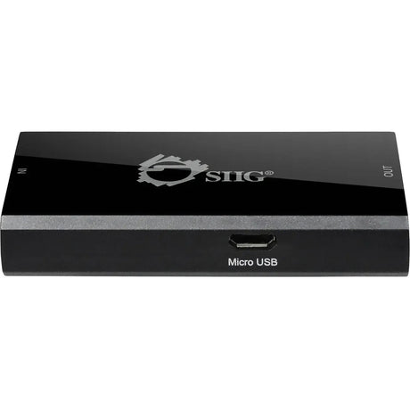 SIIG SIIG HDMI 2.0 Repeater - 4Kx2K 60Hz - 3840 × 2160 - 98.43 ft Maximum Operating Distance - 1 x HDMI In - 1 x HDMI Out - USB - ABS Plastic - CE-H22J14-S1