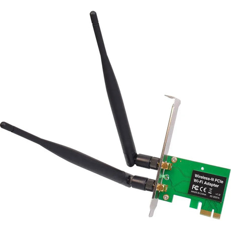 SIIG SIIG IEEE 802.11n Wi-Fi Adapter for Desktop Computer - PCI Express - 300 Mbit/s - 2.40 GHz ISM - Internal - CN-WR0811-S2