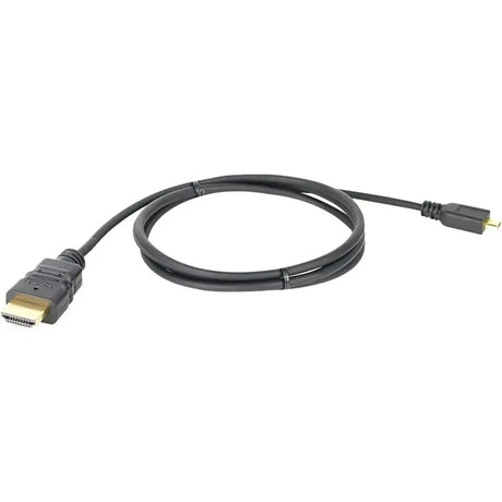 SIIG SIIG MicroHD - 1 Meter HDMI Cable Adapter - 3.28 ft HDMI A/V Cable - First End: 1 x 19-pin HDMI Digital Audio/Video - Male - Second End: 1 x 19-pin Micro HDMI Type D Digital Audio/Video - Male - Shiel...  - CB-HD0012-S1