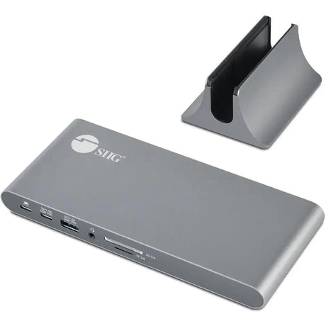 SIIG SIIG USB-C Dual 4K Video MST Docking Station with 60WPD Charging - Ingenious Detachable Design - Ultra-speed Data Transfer - 3 Display Modes