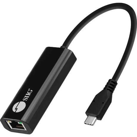 SIIG SIIG USB-C to 2.5G Ethernet Adapter - USB 3.1 Type C - 1 Port(s) - 1 - Twisted Pair - 2.5GBase-T - Portable - JU-NE0A11-S1