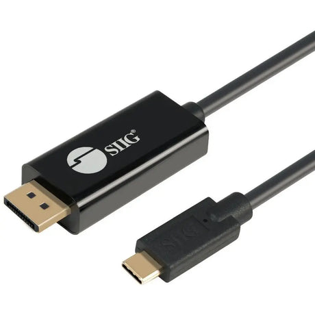 SIIG SIIG USB-C to DisplayPort Active Cable 4K 60Hz HDR - 2M - Thunderbolt 3 Compatible - Plug-n-Play - CB-TC0K11-S1