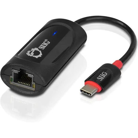 SIIG SIIG USB-C to Gigabit Ethernet Adapter - USB 3.0 - USB 3.0 Type C - 1 Port(s) - 1 - Twisted Pair - 10/100/1000Base-T - Portable - JU-NE0914-S1