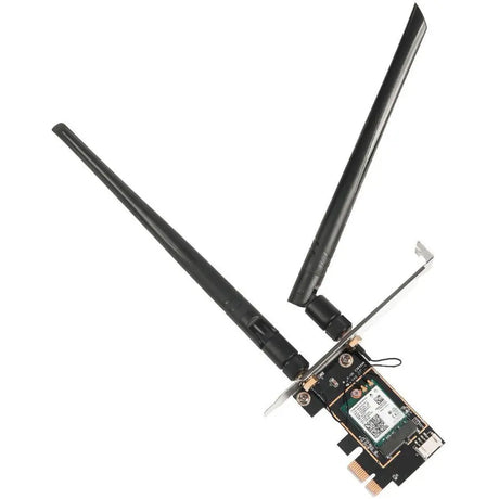 SIIG SIIG WiFi 6 Dual Band Ethernet PCIe Card - AX3000 - Delivers 80MHz to 160MHz, Ultra-Low Latency - LB-WR0111-S1