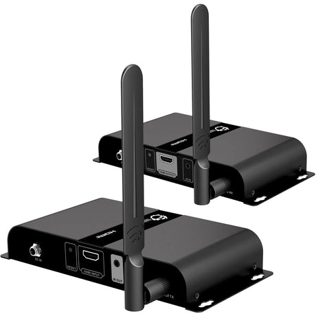 SIIG SIIG Wireless 1080P HDMI Video Kit - Mid-Range - 1 Input Device - 1 Output Device - 165 ft Range - 1 x HDMI In - 1 x HDMI Out - Full HD - 1920 x 1080 - Wireless LAN - Wall Mountable - CE-H22G12-S1