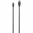 TARGUS iStore USB-C to USB-A Cable - 3.28 ft USB/USB-C Data Transfer Cable - First End: 1 x USB 3.1 (Gen 2) Type A Male - Second End: 1 x USB 3.1 (Gen 2) Type C Male - 10 Gbit/s - Black - ACC926CAI