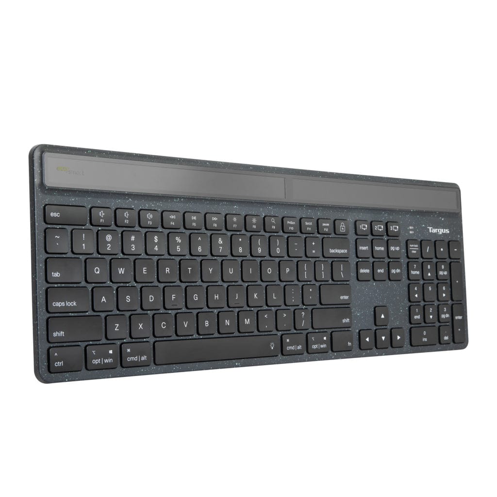 TARGUS Keyboards Targus Energy Harvesting EcoSmart keyboard Office Bluetooth Black - AKB868US