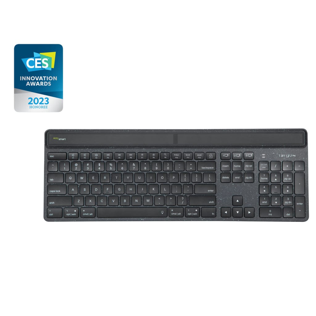 TARGUS Keyboards Targus Energy Harvesting EcoSmart keyboard Office Bluetooth Black - AKB868US