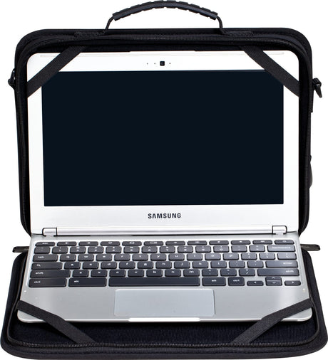 TARGUS Laptop Targus TKC001 laptop case 29.5 cm (11.6") Briefcase Black, Yellow - TKC001