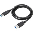 TARGUS Targus 1-Meter USB 3.0 A to B Cable - 3.28 ft USB/USB-B Data Transfer Cable for Docking Station, Peripheral Device, PC, MAC - First End: 1 x USB 3.0 Type A Male - Second End: 1 x USB 3.0 Type B Male -...  - ACC987USX
