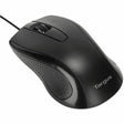 TARGUS Targus 3-Button USB Full-Size Optical Mouse - Optical - Cable - Black - USB - 1000 dpi - Scroll Wheel - 3 Button(s) - Symmetrical - AMU81USZ