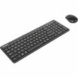 TARGUS Targus AKM619AMUS Keyboard & Mouse - Wireless Bluetooth 5.1 Keyboard - Black Wireless Bluetooth Mouse - Optical - 2400 dpi - 2 Button - Scroll Wheel - Black - AAA - Compatible with PC, Mac - AKM619AMUS