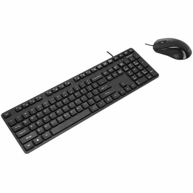 TARGUS Targus BUS0067 Corporate HID Keyboard and Mouse - USB Wired Keyboard - 104 Key - Black - USB Mouse - Optical - 3 Button - Scroll Wheel - QWERTY - Black - BUS0067
