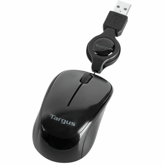 TARGUS Targus Compact Laptop Mouse - Optical - USB - Black, Gray - AMU75US