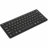 TARGUS Targus Compact Multi-Device Bluetooth Antimicrobial Keyboard - Wireless Connectivity - Bluetooth - Tablet, Smartphone, Notebook - PC, Mac - AAA Battery Size Supported - Black - AKB862US