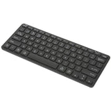 TARGUS Targus Compact Multi-Device Bluetooth Antimicrobial Keyboard - Wireless Connectivity - Bluetooth - Tablet, Smartphone, Notebook - PC, Mac - AAA Battery Size Supported - Black - AKB862US