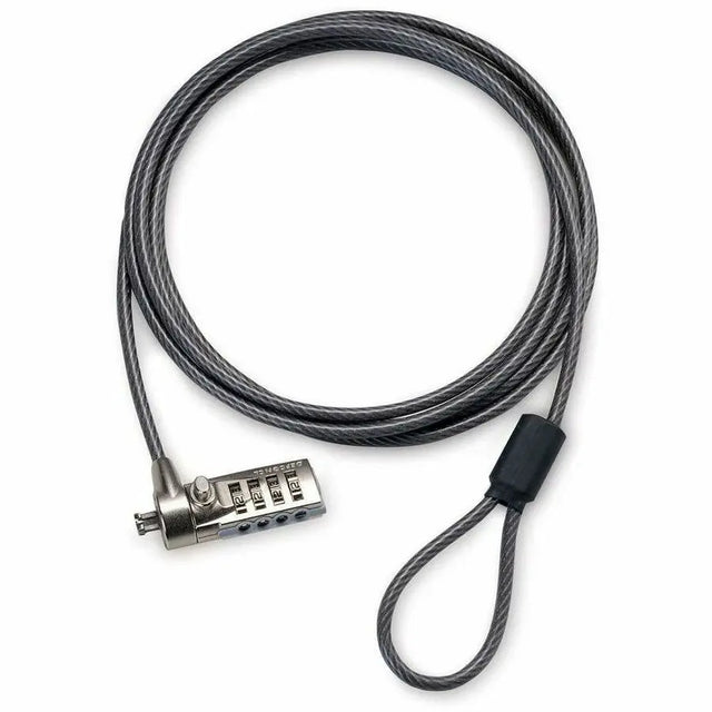 TARGUS Targus DEFCON Combo Lock (CL) - TAA Compliant - Resettable - 4-digit - Black - Galvanized Steel - 6.60 ft - For Notebook - TAA Compliant - PA410U