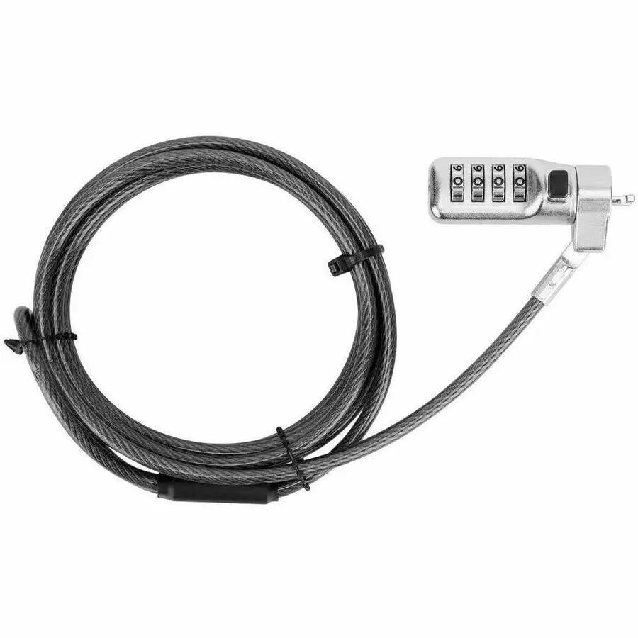 TARGUS Targus DEFCON Compact Serialized Combo Cable Lock - Black - Galvanized Steel - 6.50 ft - For Notebook, Tablet - ASP71GLX-S