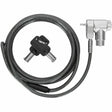 TARGUS Targus DEFCON Ultimate Universal Master Keyed Lock - Silver - Galvanized Steel - 6.50 ft - For Notebook, Docking Station, Monitor - ASP95MKGLX-25