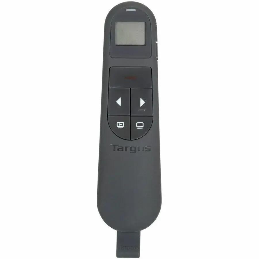TARGUS Targus Dual Mode Antimicrobial Laser Presenter with Timer - Laser - Wireless - Bluetooth/Radio Frequency - 2.40 GHz - Black - USB