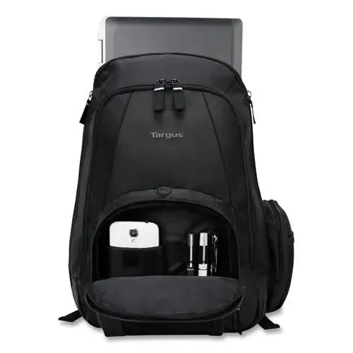 TARGUS TARGUS Groove Laptop Backpack, Fits Devices Up to 15.4", Nylon/PVC, 15 x 7 x 18, Black - CVR600