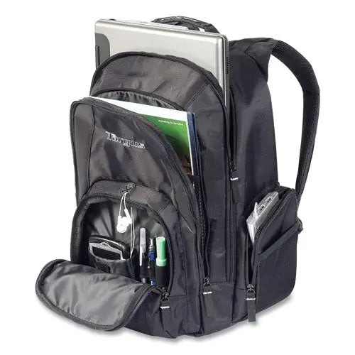 TARGUS TARGUS Groove Laptop Backpack, Fits Devices Up to 15.4", Nylon/PVC, 15 x 7 x 18, Black - CVR600