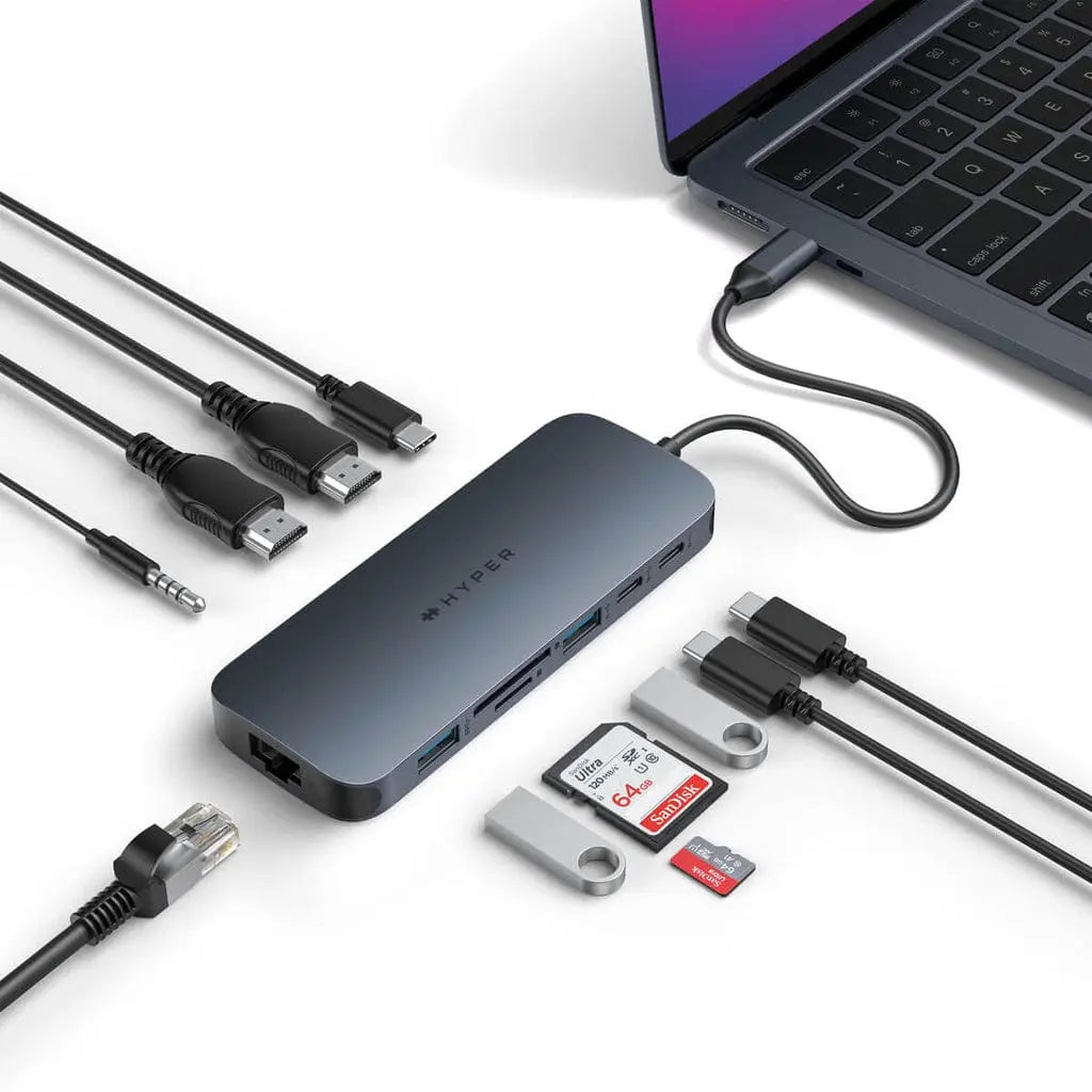 Targus HD4006GL laptop dock/port replicator USB 3.2 Gen 2 (3.1 Gen 2) Type-C Black - HD4006GL TARGUS