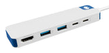 Targus HyperDrive Wired USB 3.2 Gen 1 (3.1 Gen 1) Type-C White - HD4101BUGL TARGUS