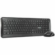 TARGUS Targus KM610 Wireless Keyboard and Mouse Combo (Black) - USB Wireless RF 2.40 GHz Keyboard - Black - USB Wireless RF Mouse - Optical - QWERTY - Black - AA - Compatible with PC, Mac - AKM610BT