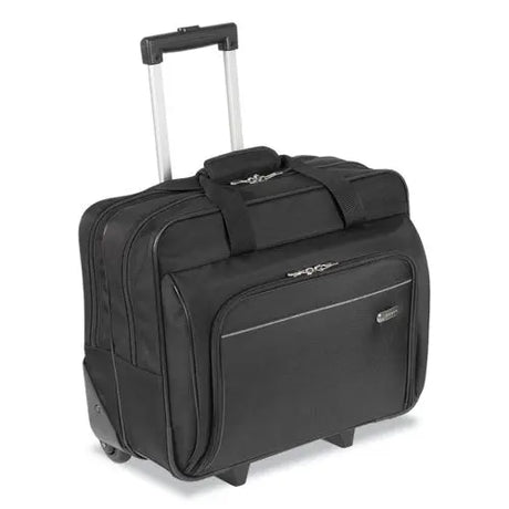 TARGUS TARGUS Rolling Laptop Case, 1200D Polyester, Fits Devices Up to 16", Polyester, 16.5 x 7.5 x 14, Bla - TBR003US