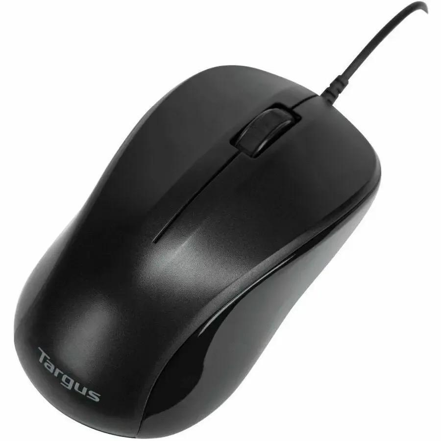 TARGUS Targus USB Optical Laptop Mouse - Optical - Cable - Black - USB - 1000 dpi - Scroll Wheel - 3 Button(s) - Symmetrical - AMU80US