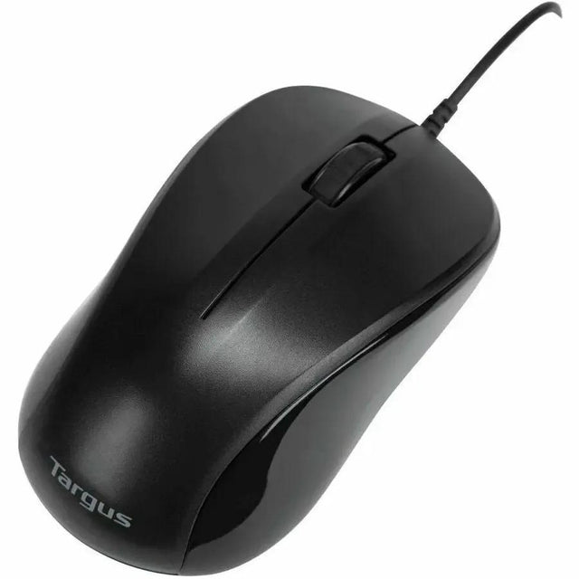 TARGUS Targus USB Optical Laptop Mouse - Optical - Cable - Black - USB - 1000 dpi - Scroll Wheel - 3 Button(s) - Symmetrical - AMU80US