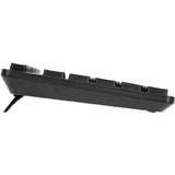 TARGUS Targus USB Wired Keyboard - Cable Connectivity - USB Interface - 104 Key - QWERTY Layout - PC, Mac - Black - AKB30US