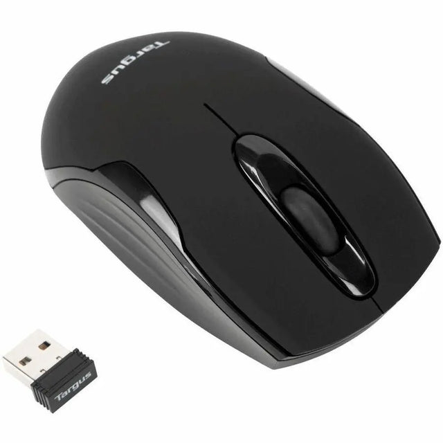 TARGUS Targus W575 Wireless Mouse - Optical - Wireless - Radio Frequency - Black - USB - 1600 dpi - Scroll Wheel - AMW575TT