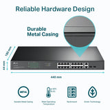 TP-LINK Bridge / Router TP-Link 18-Port Gigabit Rackmount Switch with 16 PoE+ - TL-SG1218MP